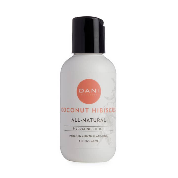Coconut Hibiscus Hand & Body Lotion 2oz for wholesale by DANI Naturals