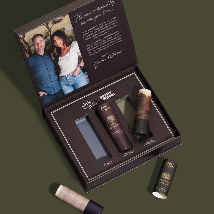 Poppy & Pout - Wholesale Lip Balm Set - Gift Set, Chris Loves Julia Lip Balm Trio
