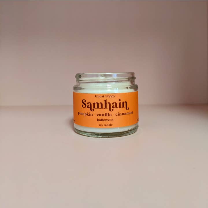 Samhain Halloween Mini Candle for wholesale by Ghost Poppy
