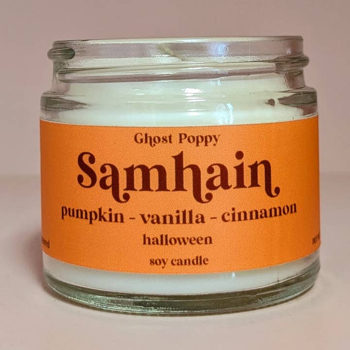 Minivela Samhain para Halloween para venta al por mayor de Ghost Poppy