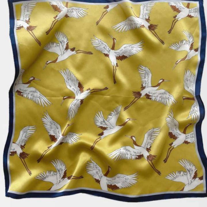 SueSilkHK - Wholesale Scarf - Women's - Japanese Vintage Silk Scarf/100% mulberry Silk Scarf/Silk head scarf/Silk hair scarf/Silk neck scarf/Silk bandana/Bag Accessory/Gift for her