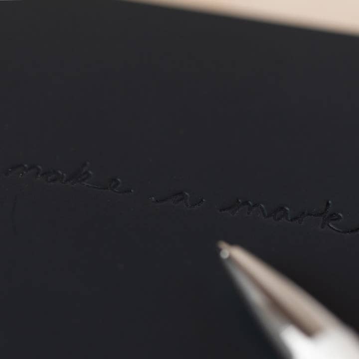 VENT for Change - Wholesale Notebook - Notebook A5 Recycled Leather Lined Paper - Charcoal