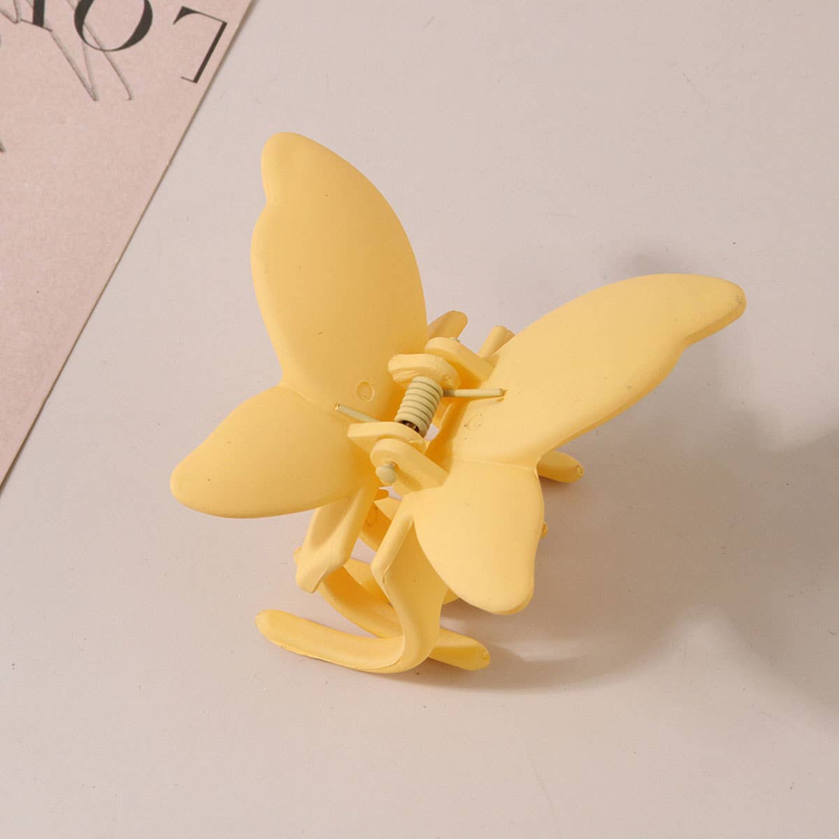 ACCITY - Wholesale Hair Clip - Women's - Matte Butterfly Hair Claw Clip – Strong & Stylish_CWAHA008712