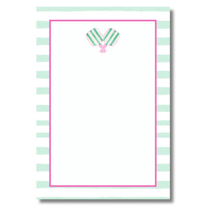 Bloc-notes de bureau à déchirer pour le pickleball de printemps pour la vente par Duncan Sister Designs