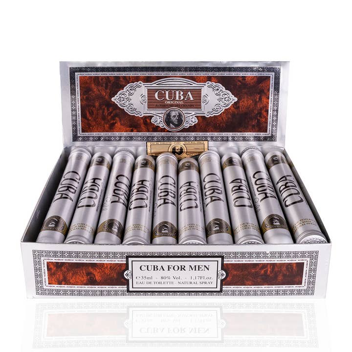 Accentra - Wholesale Perfume/Eau de Toilette - Eau De Parfum For Men Cuba Gold in Cigar Shape