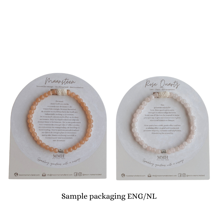 Babyzus – wholesale Beaded bracelet – Rode Jaspis armband - Kracht3