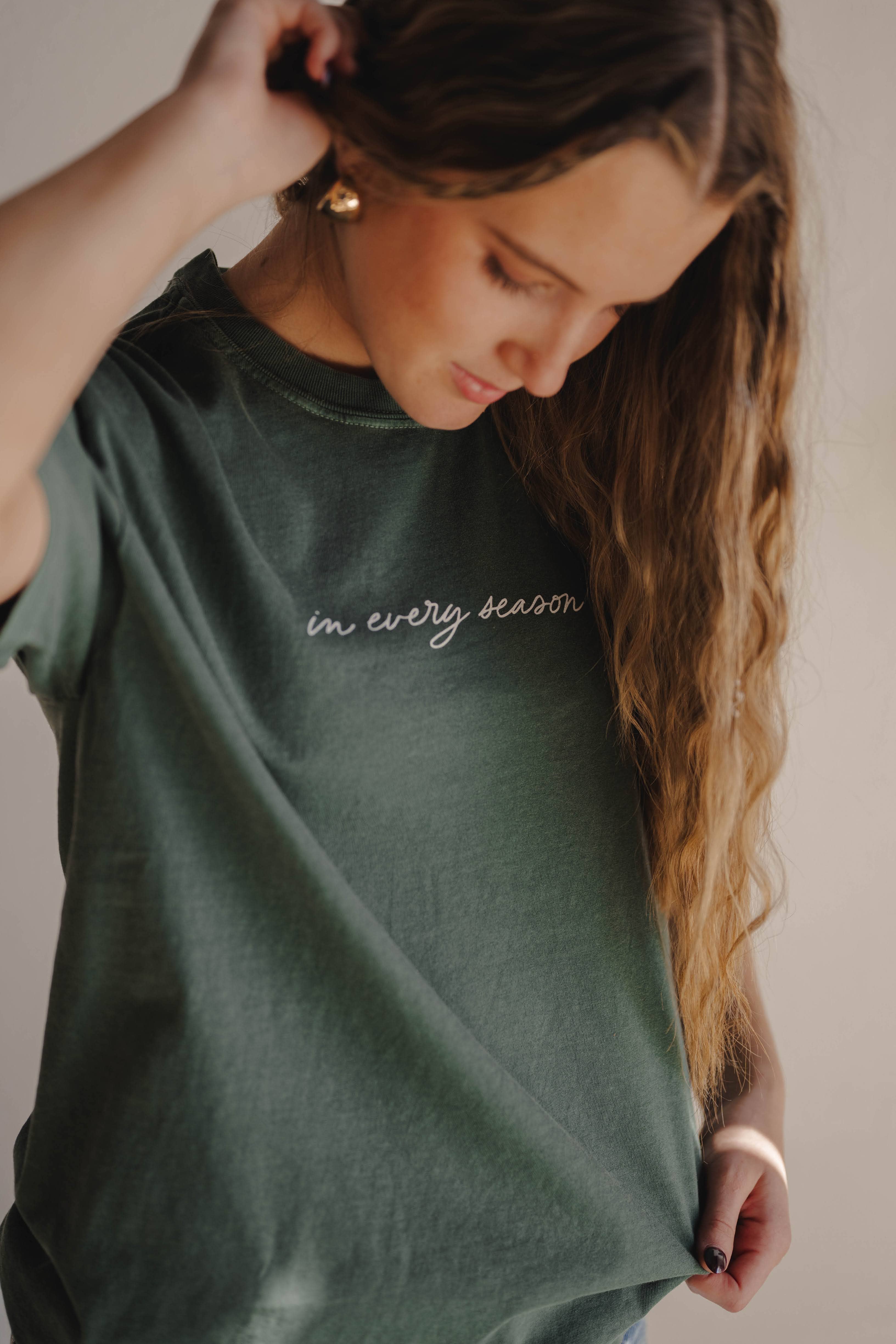 Dear Heart - Wholesale Screen Printed T-Shirt - Women's - In Every Season Tee | Women's Christian Tee 2