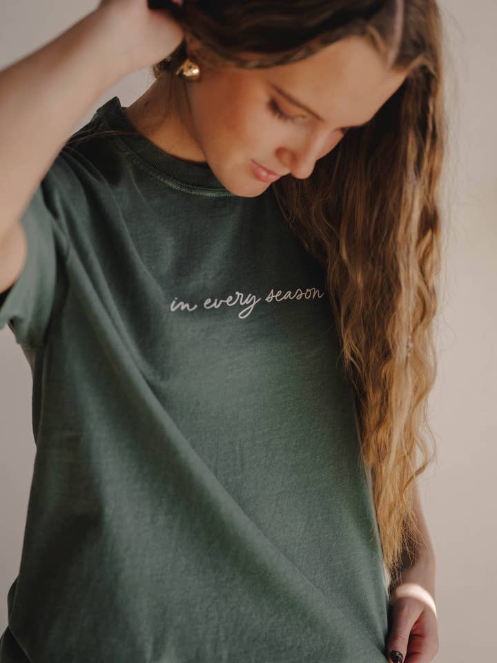 Dear Heart - Wholesale Screen Printed T-Shirt - Women's - In Every Season Tee | Women's Christian Tee 2
