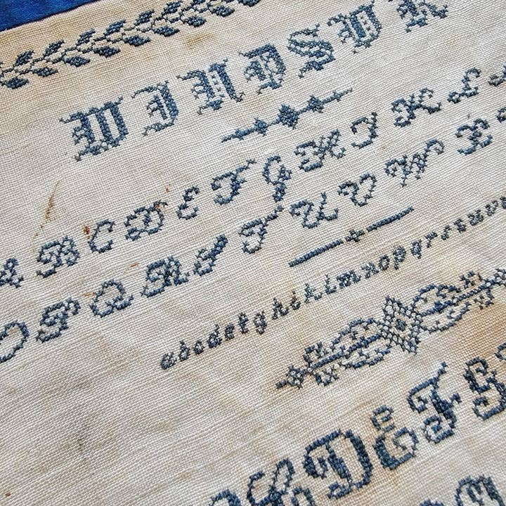 The Wishing Thorn - Wholesale Embroidery/Cross Stitch Supplies - Windsor Sampler Pattern 1820s5