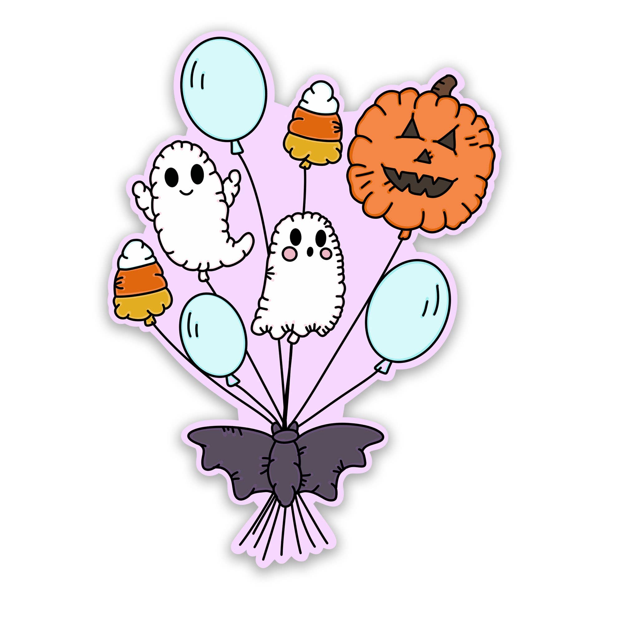 Sweet Humors – wholesale Sticker – Halloween Balloons Sticker | Halloween | Ghost | Pumpkin0
