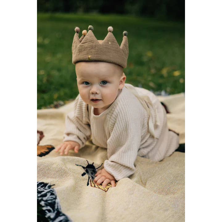 TISU – wholesale Party hat/crown – TISU children's crown, Taupe