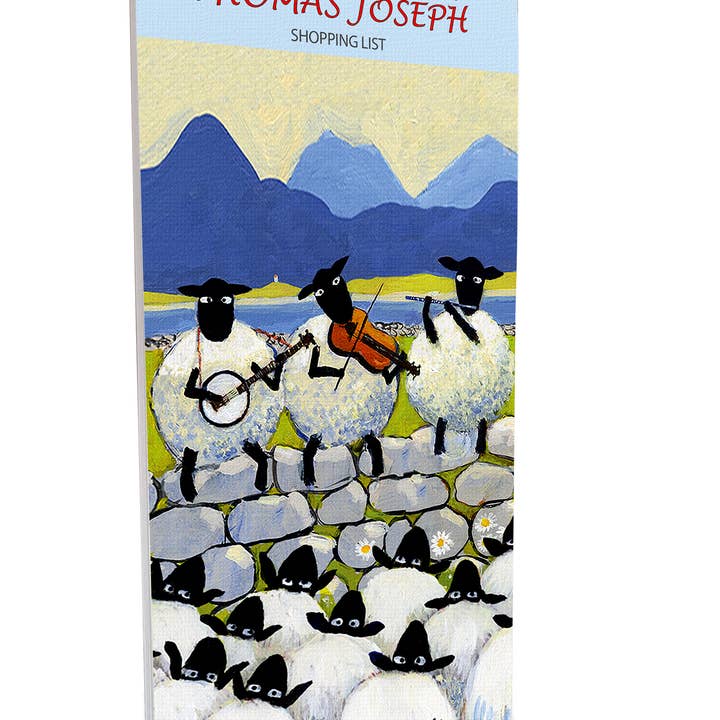 Bl-ewe Grass - Blocco note magnetico per la vendita all'ingrosso da parte di The Whimsical World of Thomas Joseph