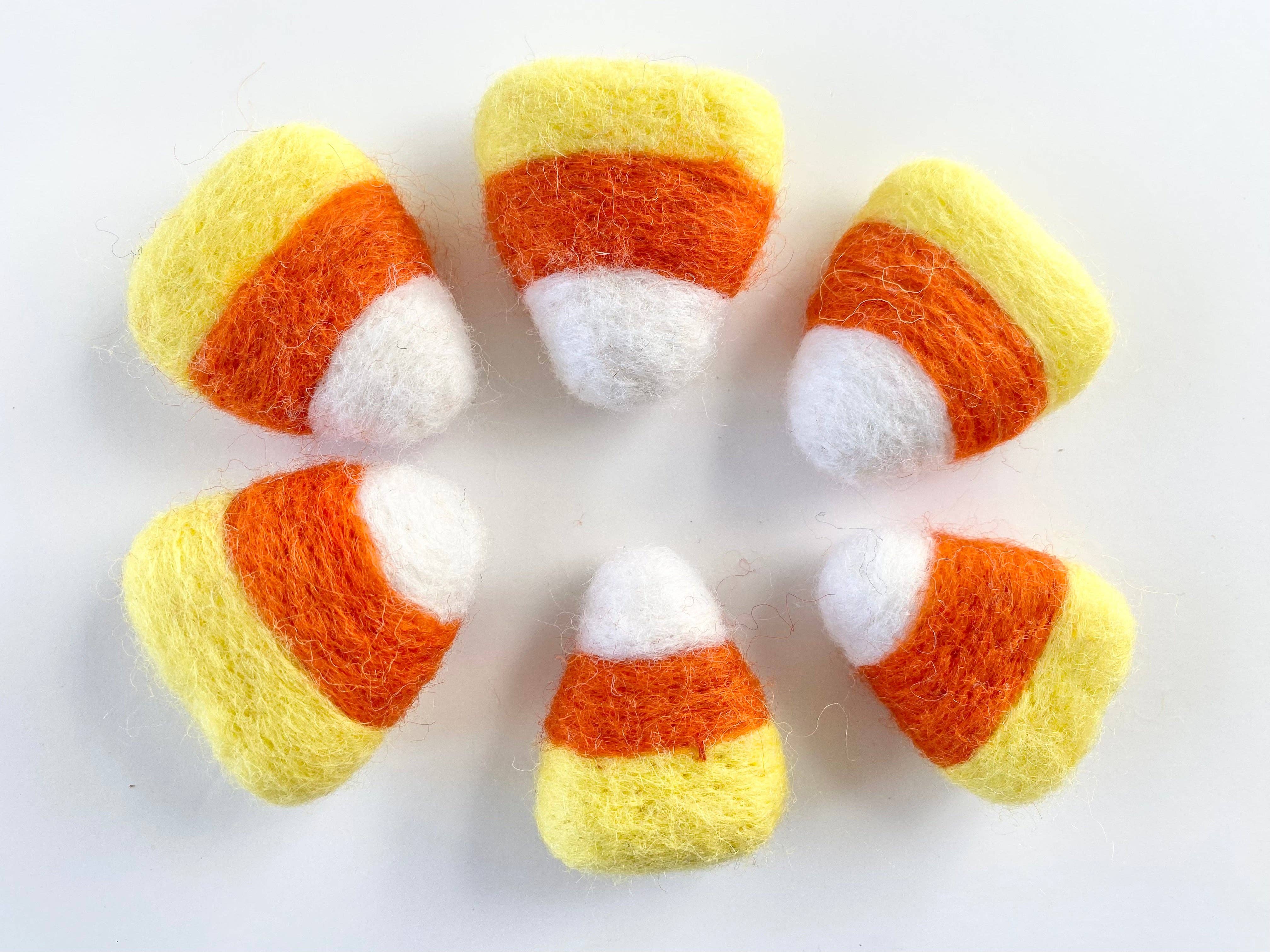 Wool Jamboree - Wholesale Pet Toy - Cat - Felt Candy Corn or Ghost Toy2