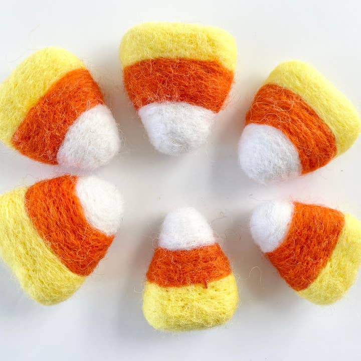 Wool Jamboree - Wholesale Pet Toy - Cat - Felt Candy Corn or Ghost Toy2