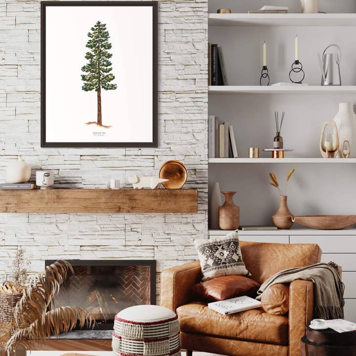 Watercolor Wednesday - Wholesale Art Print - Tree Art Print | Watercolor Ponderosa Pine Nature Wall Art2