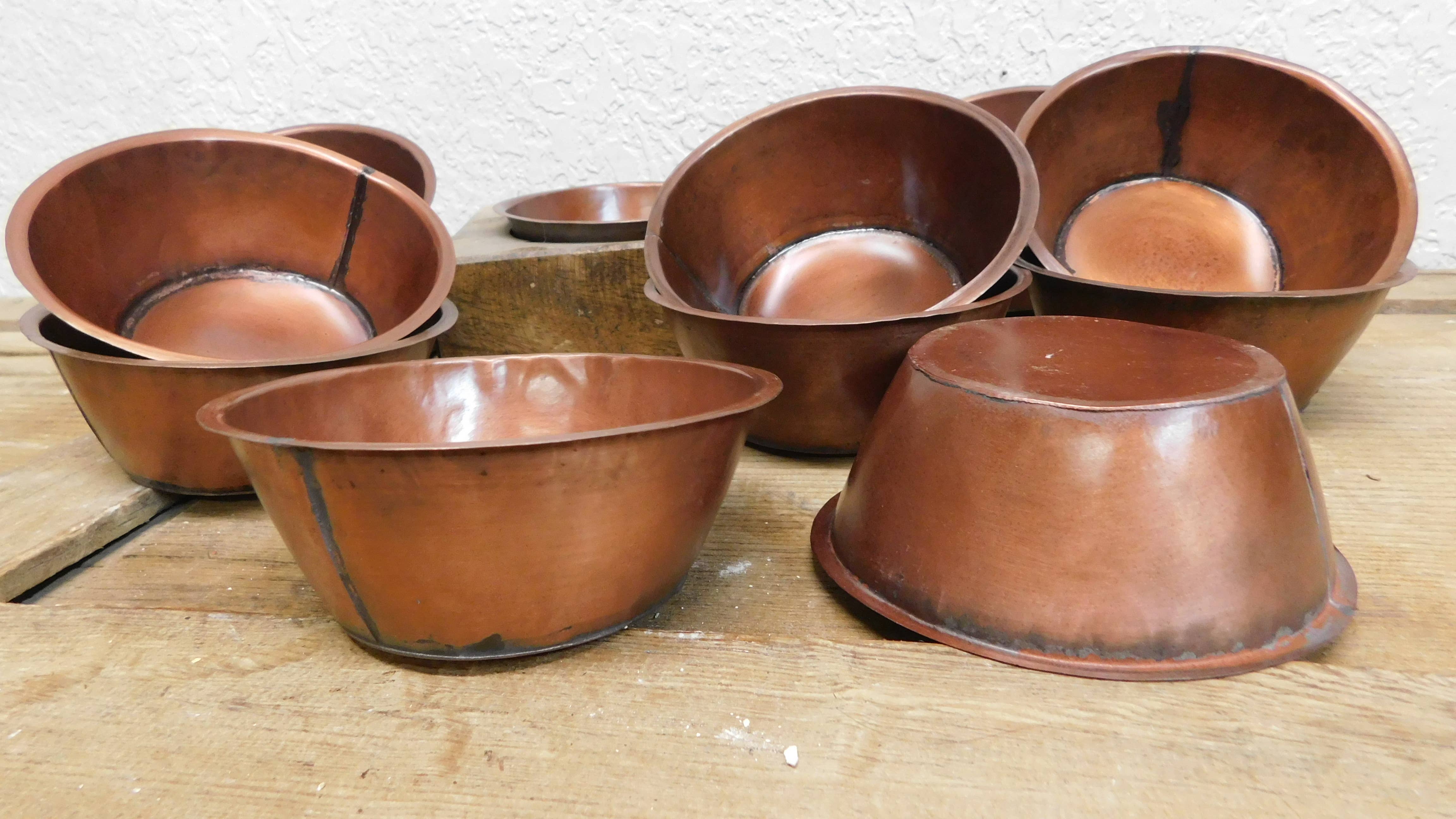 My Amigos Imports - Wholesale Candle Holder - Cheese Mold Tin Inserts-Copper Tone-Cheese Mold Insert-NEW1