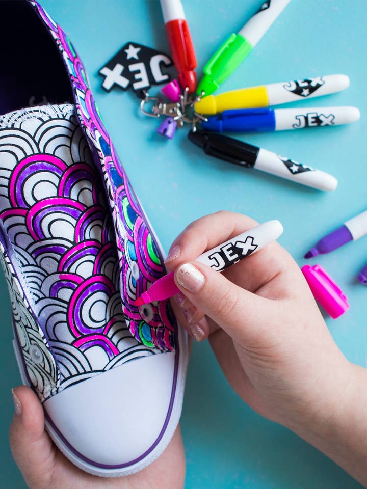 Infinite Rainbows - Scarpe da ginnastica colorate per bambini per la vendita all'ingrosso da parte di Jex Shoes Limited