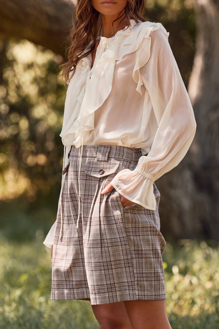 Oddi - Wholesale Blouse - Women's - Plus Sheer Chiffon Blouse5