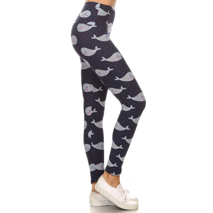 5"-Yogaband, butterweich, Leggings mit hoher Taille und Aufdruck für den Großhandel von Leggings Depot