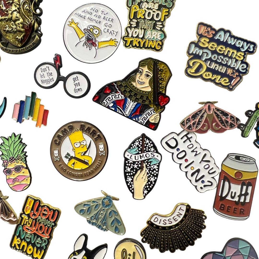 Gypsy Soul – Großhandel Anstecker/Button – Kräftige und farbenfrohe Emaille-Anstecker - 24er Set2