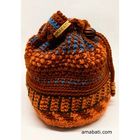 Höstväska i ull och väv för wholesale av Chez XYZ association artistique