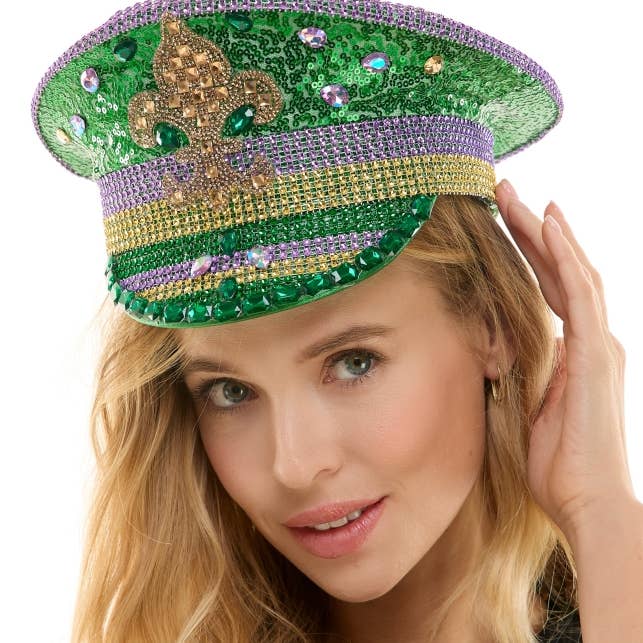 Chapéu de Capitão de Mardi Gras por atacado de KBW Global Corp.