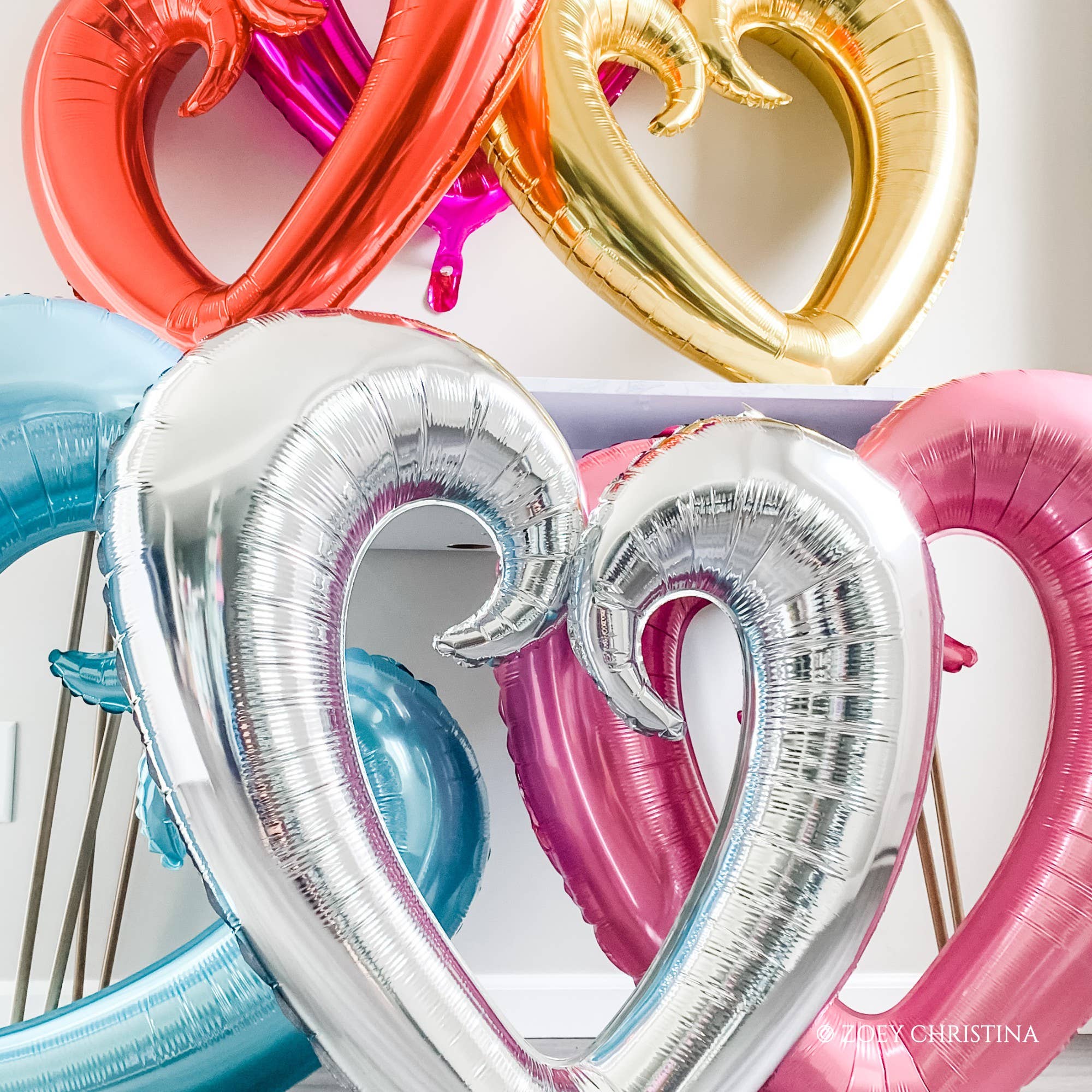 Zoey Christina - Wholesale Balloon - Jumbo Open Heart Shaped Balloon18