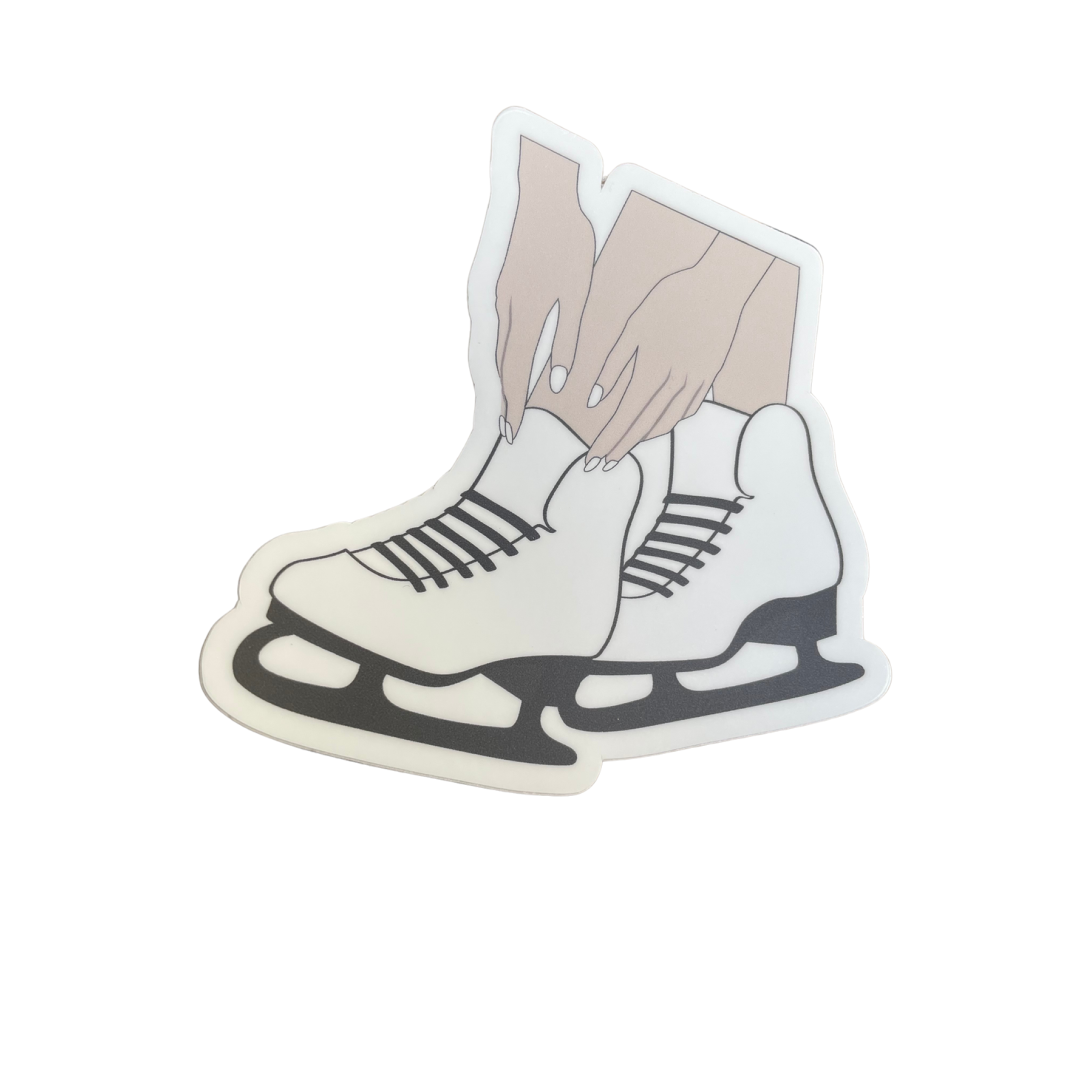 Denali & Co. - Wholesale Sticker - Lace Up for Greatness Vinyl Sticker, 2.8" x 3"0