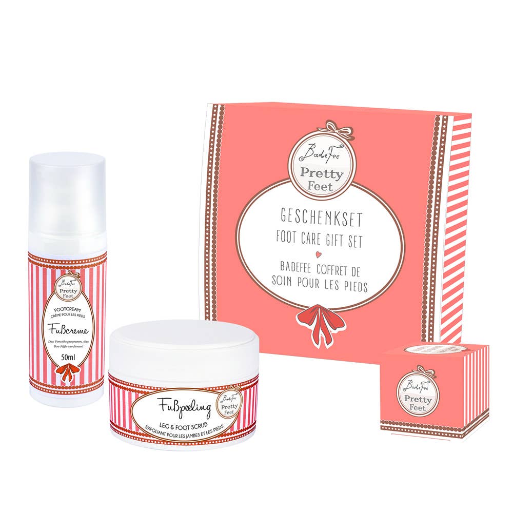 BadeFee - Wholesale Bath & Body Set - Pretty Feet Grapefruit Gift Set - Foot Care Set1