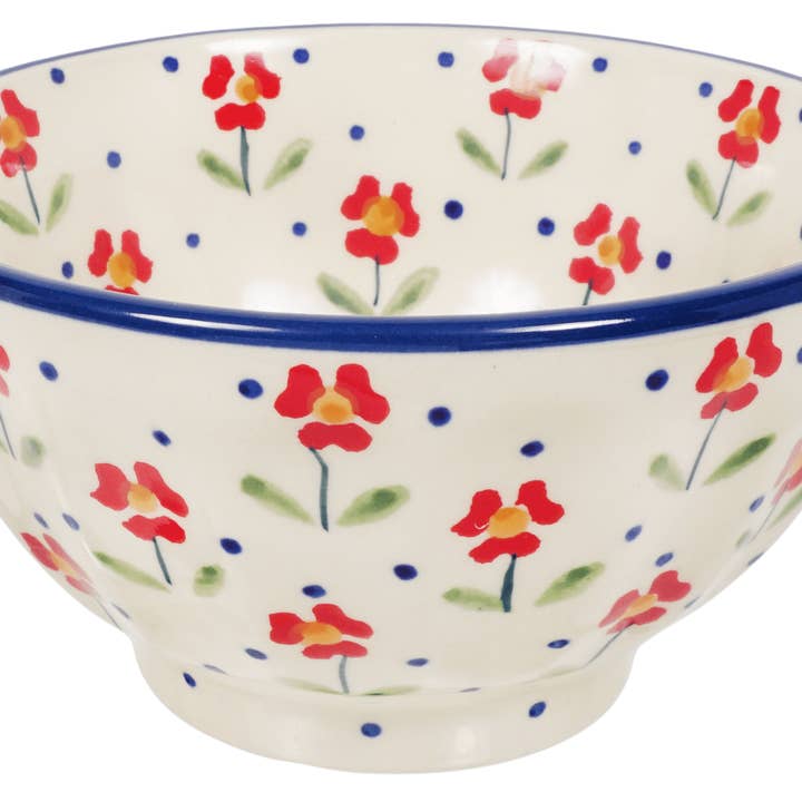 Bowl, Round, Fancy, 5.5" in "Simply Beautiful" by Manufaktura | C018T-AC61 for wholesale by Polish Pottery Outlet