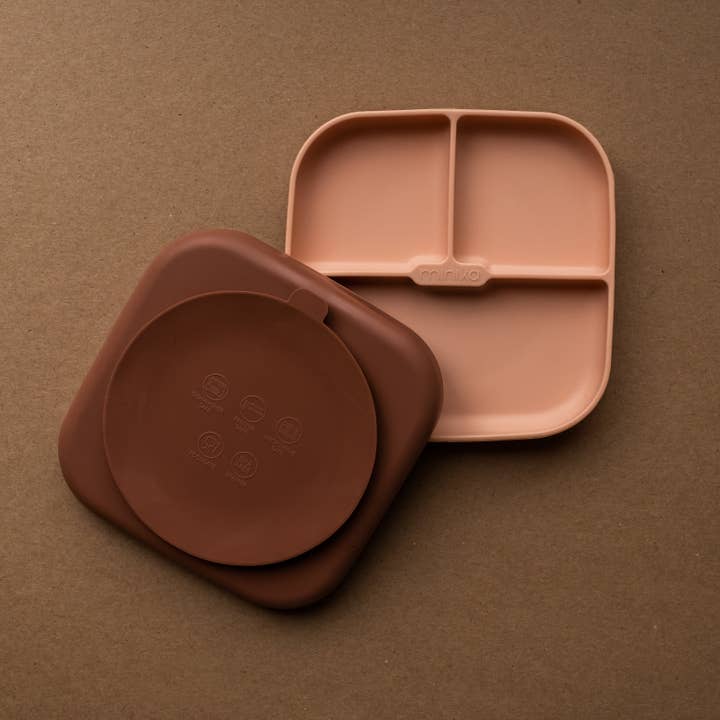 Minika - Wholesale Dinner Plate - Silicone plate - Blush