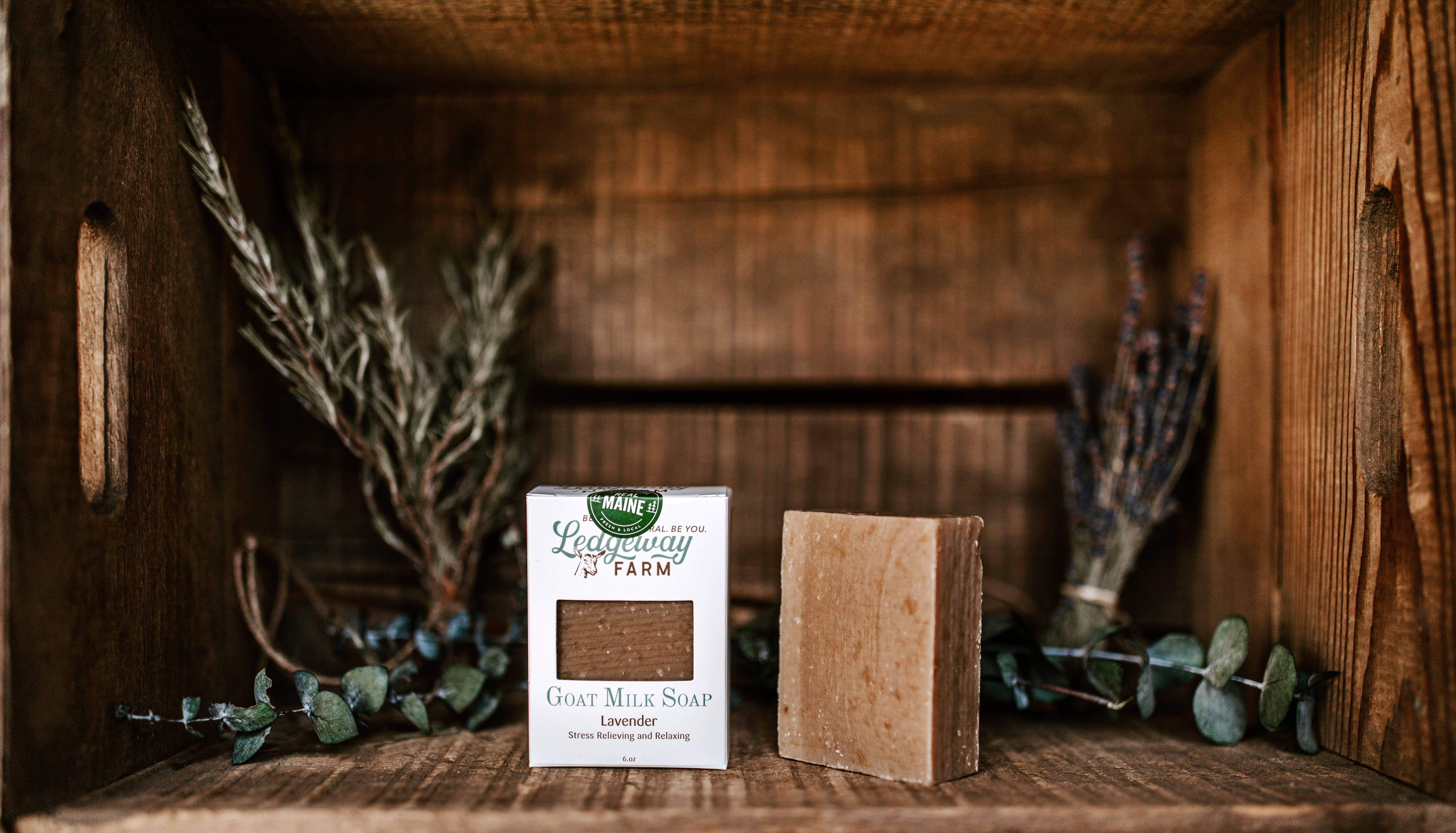 Ledgeway Farm - Wholesale Bar Soap - Lavender Goat Milk Soap1