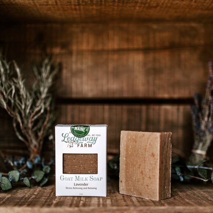 Ledgeway Farm - Wholesale Bar Soap - Lavender Goat Milk Soap1