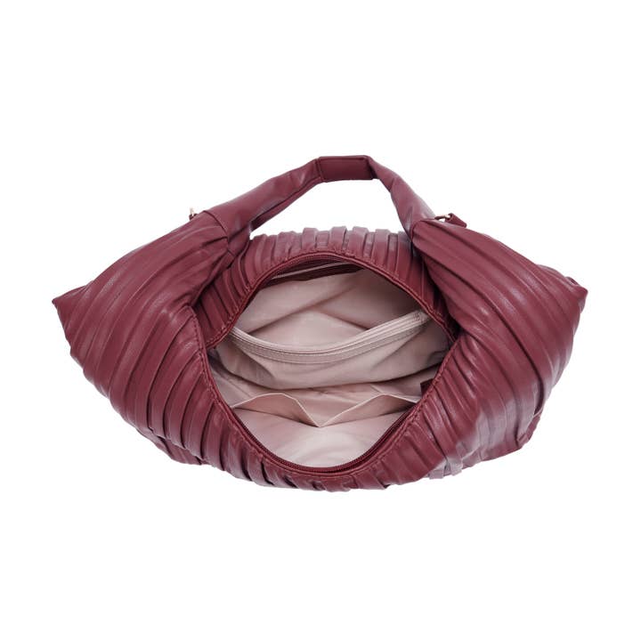 Superbia – wholesale Shoulder bag – women's – Super Soft Pleated Large Over the Shoulder Hobo Bag 3