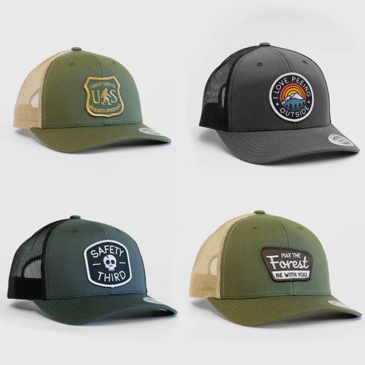 Best Selling HATS Bundle of (4) for wholesale by Squatchy