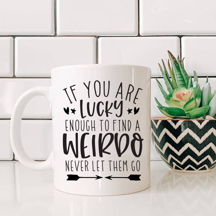 Find A Weirdo Mug for wholesale by Madi Bella Designs