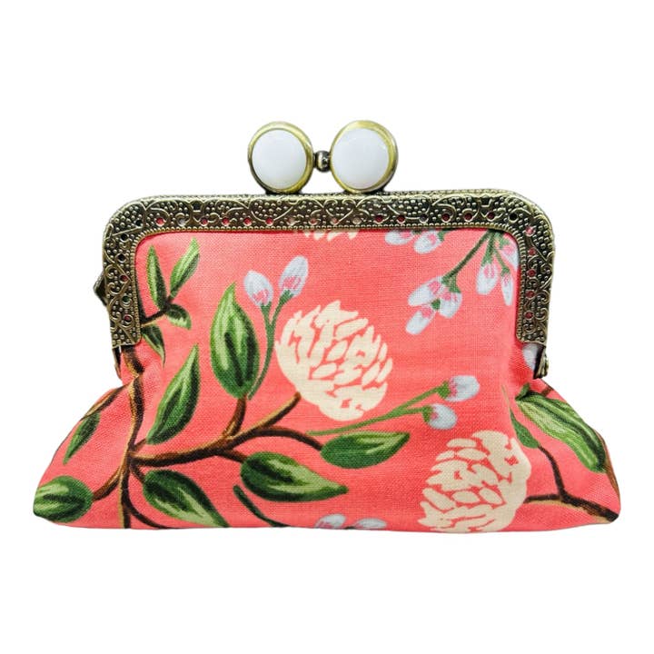 Kiki & Syds - Wholesale Clutch Bag - Women's - Kiki & Syds ON THE GO Credit Card Clutch - PEONY Sorbet 8