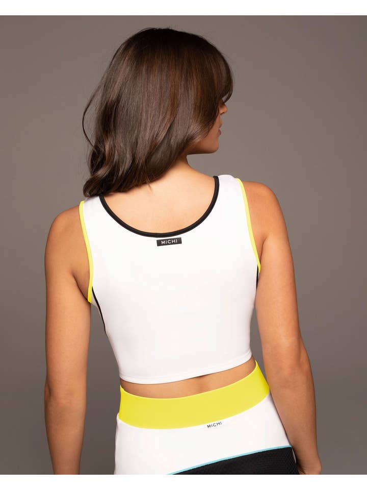 Citron Flash Cropped Tank for wholesale on Faire