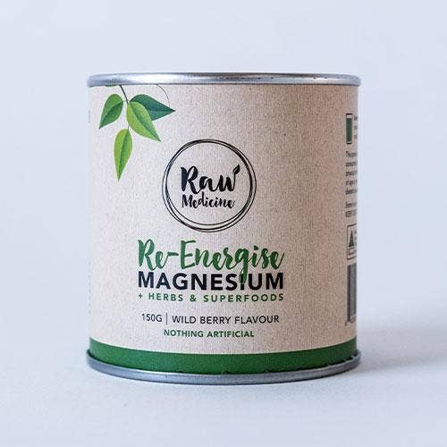 Raw Medicine - Wholesale Powdered Health Drink - Re-Energise Magnesium Powder