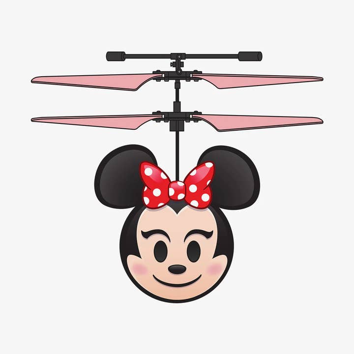 Disney Emoji Minnie Mouse IR UFO Ball Helicopter for wholesale by World Tech Toys