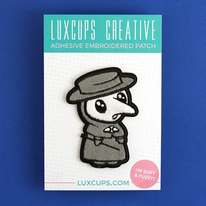 LuxCups Creative - Wholesale Patch - Plague Doctor Fuzzy Patch