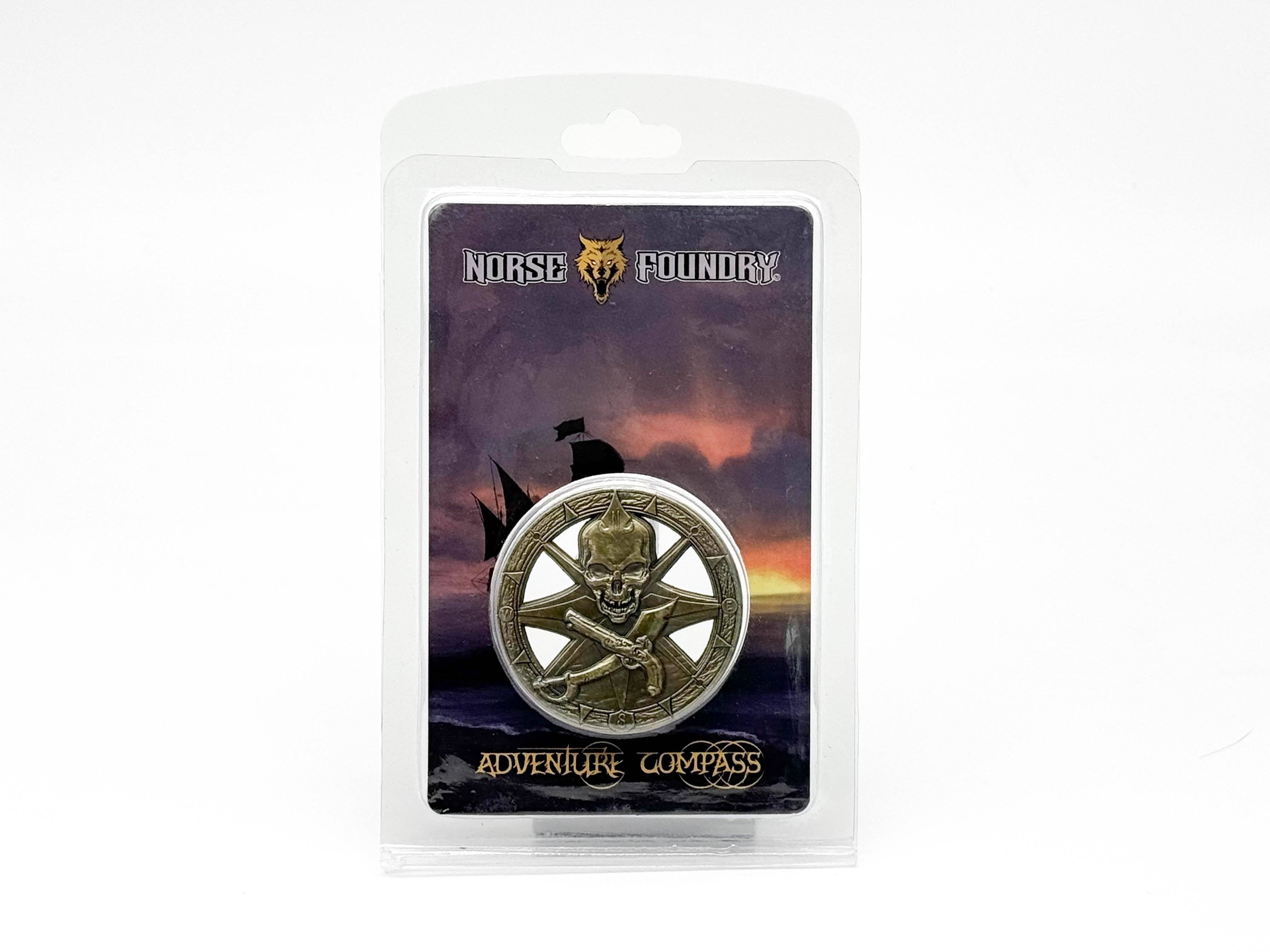 Norse Foundry - Wholesale Navigational Compass - Pirate Compass Rose 50mm Metal3