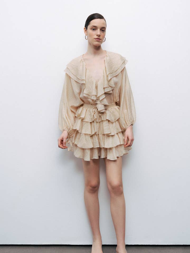 Jupe Mini à Volants pour la vente par NOCTURNE