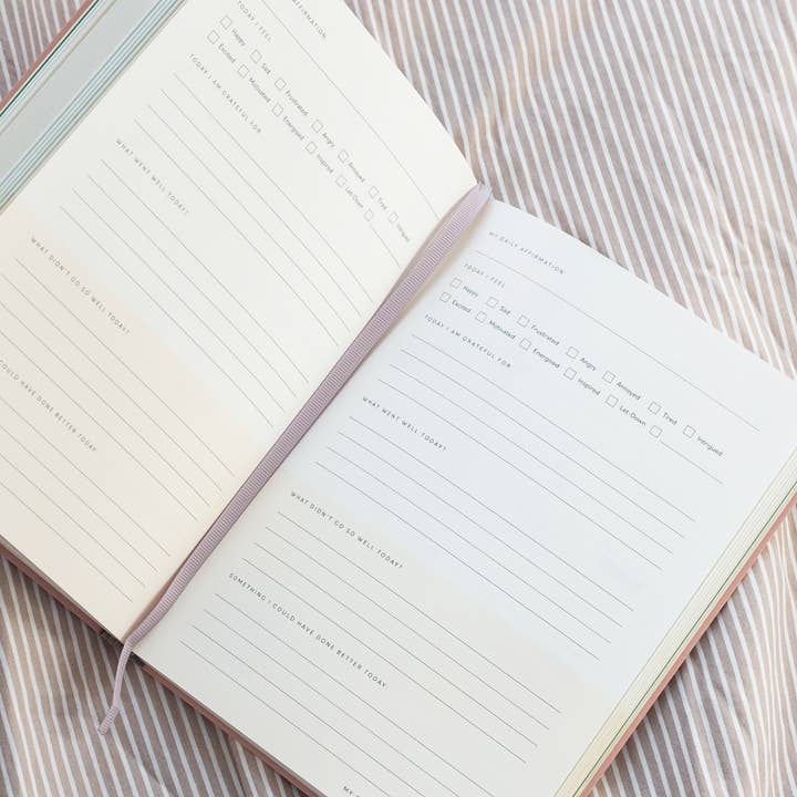 Mindful Champs - Vente Journal intime - Journal de réflexion quotidien pour adultes - 6 mois3