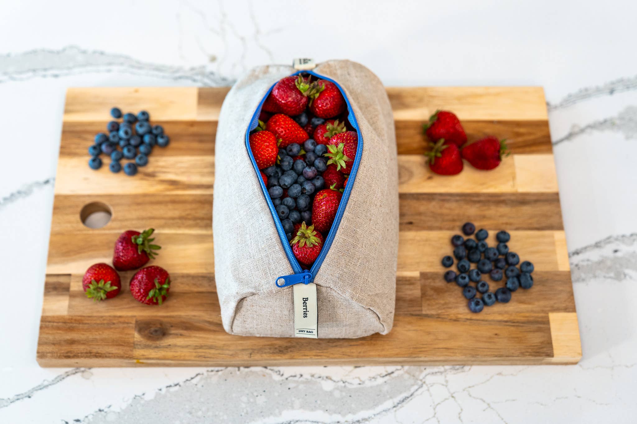Ambrosia Bag - Wholesale Food Storage Wrap/Bag - Reusable Linen Produce Bag for Berries | Spring Kitchen5