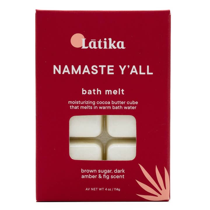 Latika Beauty - Wholesale Bath Soak/Milk - 🌻Namaste Y'all - Solid lotion, Massage bar, bath melt 💗red0