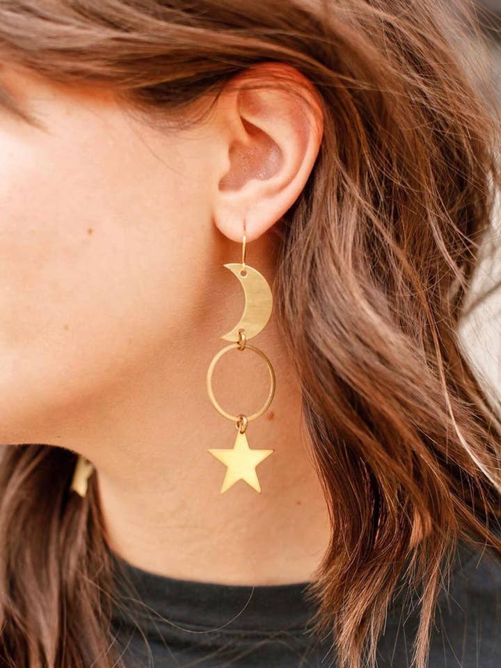 Rhiannon Ohrschmuck für den Großhandel von Flatwoods Fawn