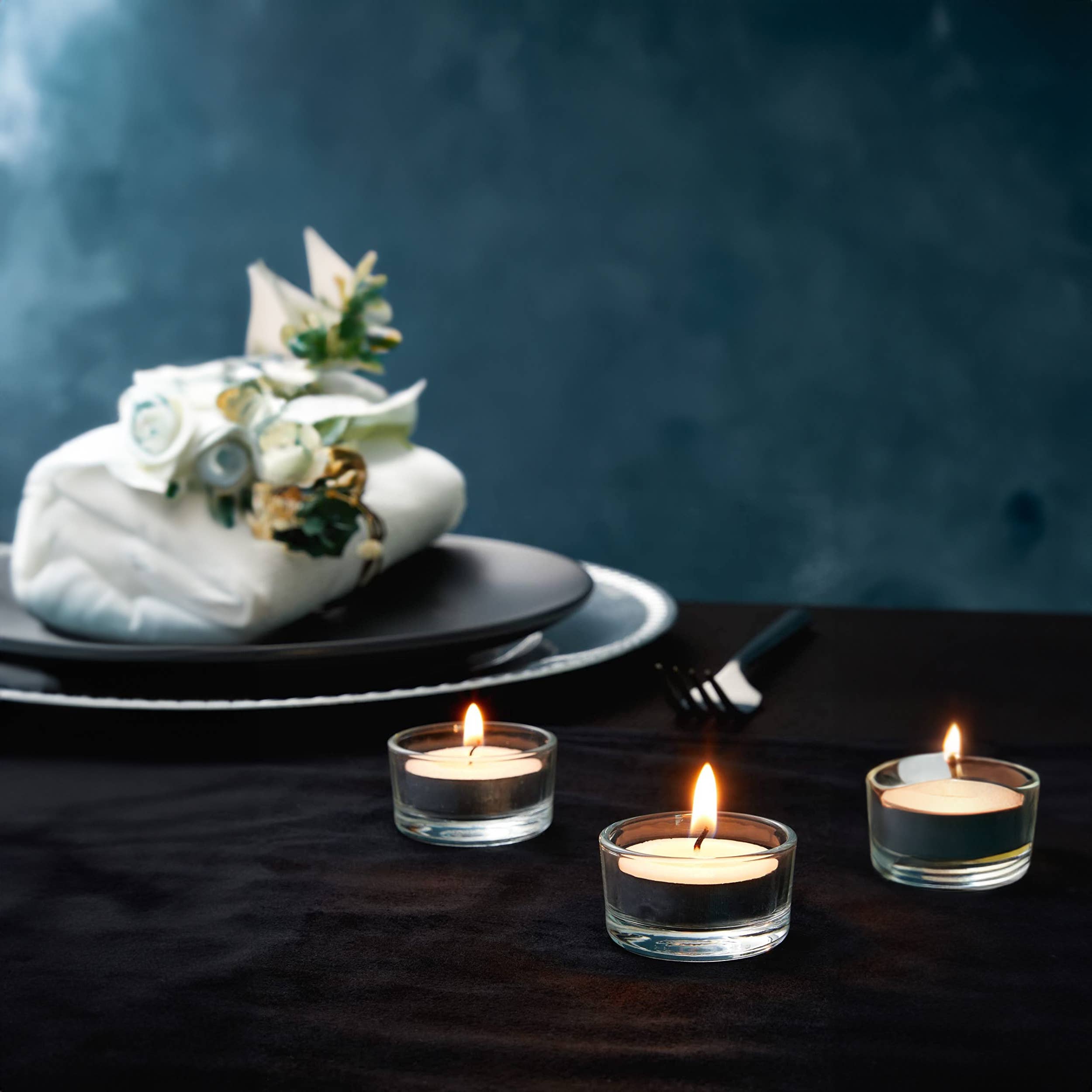 WGV International - Wholesale Candle Holder - WGV Clear Glass Tealight Candle Holder - 2" x 1.25"H6