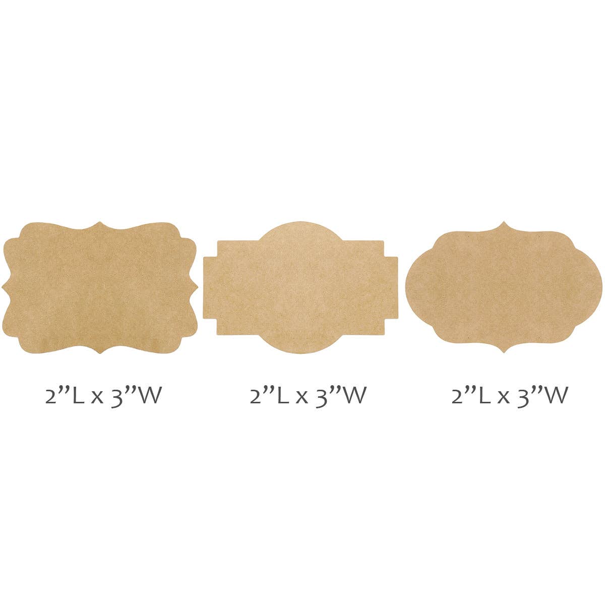 Wrapables.com - Wholesale Gift Tag Label - Wrapables Kraft Paper Sticker Labels for Lids, Mason Jars15