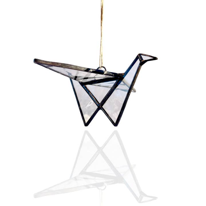 Samara Designs Studio - Wholesale Suncatcher - Stained Glass Origami Crane Suncatchers | Hanging Decor32